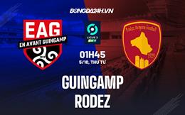 Nhận định, dự đoán Guingamp vs Rodez 1h45 ngày 5/10 (Hạng 2 Pháp 2022/23)