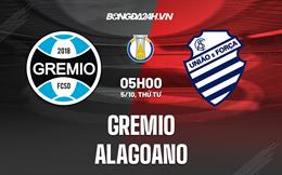 Nhận định bóng đá Gremio vs Alagoano 5h00 ngày 05/10 (Hạng 2 Brazil 2022)