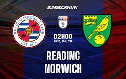 Nhận định,  Reading vs Norwich 2h00 ngày 5/10 (Hạng Nhất Anh 2022/23)