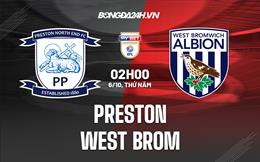 Nhận định Preston vs West Brom 2h00 ngày 6/10 (Hạng Nhất Anh 2022/23)