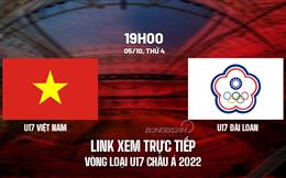 Link xem Việt Nam vs Đài Loan trực tiếp vòng loại U17 Châu Á 2022