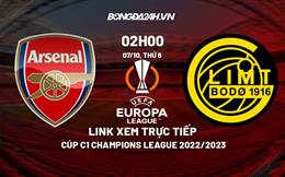 Link xem Arsenal vs Bodo/Glimt ngày 7/10 ở đâu? Trực tiếp Europa League 2022/23 kênh nào?