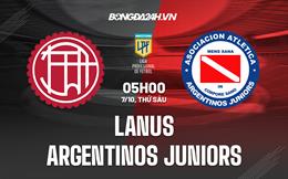 Nhận định Lanus vs Argentinos Juniors 5h00 ngày 7/10 (VĐQG Argentina 2022)