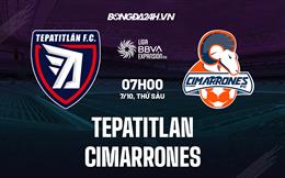 Nhận định,  Tepatitlan vs Cimarrones 7h00 ngày 7/10 (Hạng 2 Mexico 2022/23)