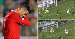 Ronaldo bỏ lỡ cơ hội không thể tin nổi trước gôn trống