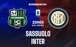 Nhận định,  Sassuolo vs Inter Milan 20h00 ngày 8/10 (Serie A 2022/23)