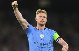 Vượt David Silva, Kevin De Bruyne thiết lập cột mốc mới tại Man City