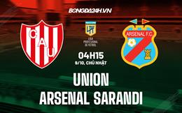 Nhận định Union vs Arsenal Sarandi 4h15 ngày 9/10 (VĐQG Argentina 2022)