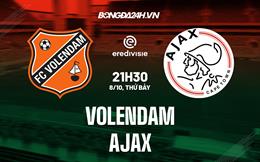 Nhận định bóng đá Volendam vs Ajax 21h30 ngày 8/10 (VĐQG Hà Lan 2022/23)