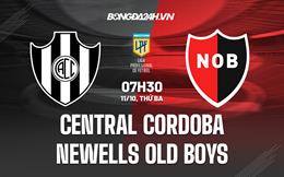 Nhận định Central Cordoba vs Newells Old Boys 07h30 ngày 11/10 (VĐQG Argentina 2022)