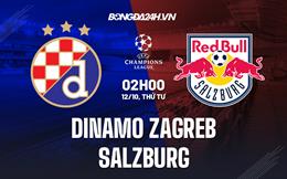 Nhận định Dinamo Zagreb vs Salzburg 2h00 ngày 12/10 (Champions League 2022/23)