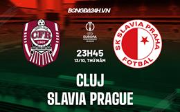 Nhận định Cluj vs Slavia Prague 23h45 ngày 13/10 (Europa Conference League 2022)