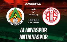 Nhận định Alanyaspor vs Antalyaspor 0h00 ngày 15/10 (VĐQG Thổ Nhĩ Kỳ 2022/23)