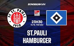 Nhận định St Pauli vs Hamburg 23h30 ngày 14/10 (Hạng 2 Đức 2022/23)