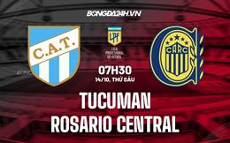Nhận định Tucuman vs Rosario Central 7h30 ngày 14/10 (VĐQG Argentina 2022)
