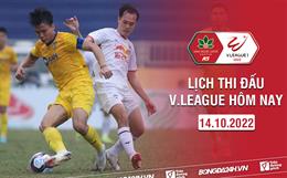 Lịch thi đấu V.League hôm nay 14/10/2022: HAGL chạm trán SLNA