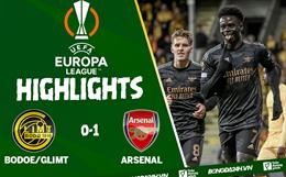 Video Bodoe/Glimt vs Arsenal Europa League: Vững vàng ngôi đầu