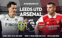 Nhận định bóng đá Leeds vs Arsenal 20h00 ngày 16/10 (Ngoại hạng Anh 2022/23)