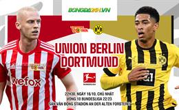 Nhận định bóng đá Union Berlin vs Dortmund 22h30 ngày 16/10 (Bundesliga 2022/23)