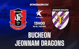 Nhận định Bucheon vs Jeonnam Dragons 13h00 ngày 15/10 (Hạng 2 Hàn Quốc 2022)