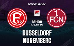 Nhận định Dusseldorf vs Nurnberg 18h00 ngày 15/10 (Hạng 2 Đức 2022/23)