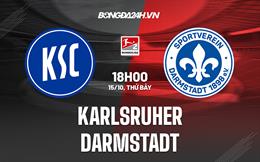 Nhận định Karlsruher vs Darmstadt 18h00 ngày 15/10 (Hạng 2 Đức 2022/23)