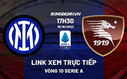 Link xem trực tiếp Inter Milan vs Salernitana 17h30 ngày 16/10 (Serie A 2022/23)