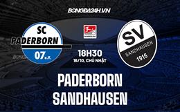 Nhận định, dự đoán Paderborn vs Sandhausen 18h30 ngày 16/10 (Hạng 2 Đức 2022/23)