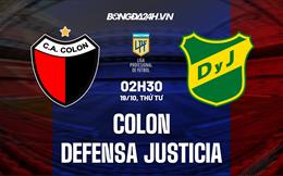 Nhận định Colon vs Defensa Justicia 2h30 ngày 19/10 (VĐQG Argentina 2022)