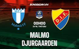 Nhận định bóng đá Malmo vs Djurgaarden 00h00 ngày 21/10 (VĐQG Thụy Điển 2022)