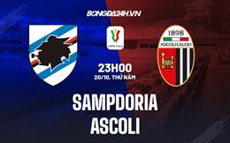 Nhận định, dự đoán Sampdoria vs Ascoli 23h00 ngày 20/10 (Coppa Italia 2022/23)