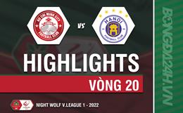 Video TPHCM vs Hà Nội (Vòng 20 V.League 2022): Cơn mưa bàn thắng!