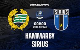 Nhận định,  Hammarby vs Sirius 0h00 ngày 21/10 (VĐQG Thụy Điển 2022)