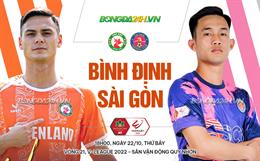 Nhận định bóng đá Bình Định vs Sài Gòn 18h00 ngày 22/10 (V-League 2022)