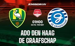 Nhận định ADO Den Haag vs De Graafschap 1h00 ngày 22/10 (Hạng 2 Hà Lan 2022/23)