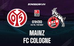 Nhận định,  Mainz vs Cologne 1h30 ngày 22/10 (Bundesliga 2022/23)