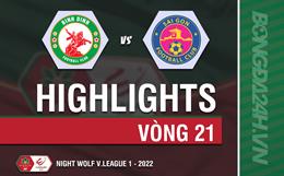 Video bóng đá: Bình Định 3-0 Sài Gòn (Vòng 21 V.League 2022)