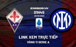 Link xem trực tiếp Fiorentina vs Inter Milan 1h45 ngày 23/10 (Serie A 2022/23)