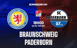 Nhận định, dự đoán Braunschweig vs Paderborn 18h00 ngày 22/10 (Hạng 2 Đức 2022/23)