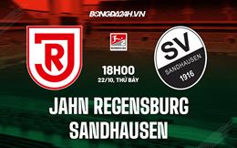 Nhận định Jahn Regensburg vs Sandhausen 18h00 ngày 22/10 (Hạng 2 Đức 2022/23)