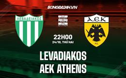 Nhận định Levadiakos vs AEK Athens 22h00 ngày 24/10 (VĐQG Hy Lạp 2022/23)