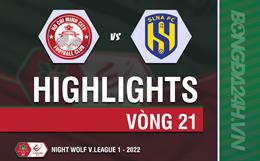 Highlights TPHCM vs SLNA: Văn Đức lập cú đúp