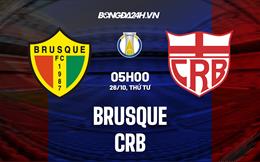 Nhận định,  Brusque vs CRB 05h00 ngày 26/10 (Hạng 2 Brazil 2022)