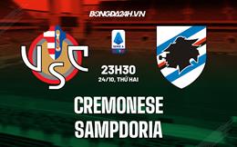 Nhận định,  Cremonese vs Sampdoria 23h30 ngày 24/10 (Serie A 2022/23)