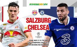 Nhận định Salzburg vs Chelsea (23h45 ngày 25/10): Đại chiến vì ngôi đầu