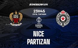 Nhận định -  Nice vs Partizan 23h45 ngày 27/10 (Europa Conference League 2022/23)