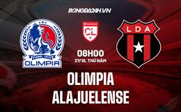 Nhận định, dự đoán Olimpia vs Alajuelense 8h00 ngày 27/10 (CONCACAF League 2022)