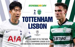 Nhận định Tottenham vs Sporting Lisbon (2h ngày 27/10): Phải thắng