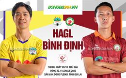 Nhận định HAGL vs Bình Định (18h00 ngày 28/10): 3 điểm không đơn giản