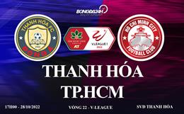 Link xem Thanh Hóa vs TP HCM trực tiếp V-League 2022 trên Youtube